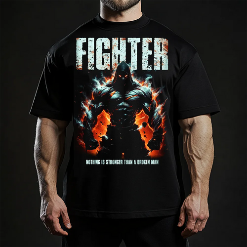 Tricou Unisex Oversized Fighter