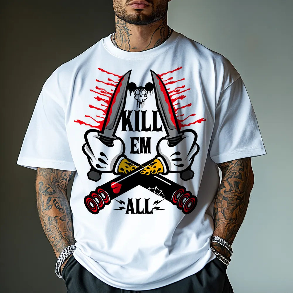 Tricou Unisex Oversized Kill 'Em All