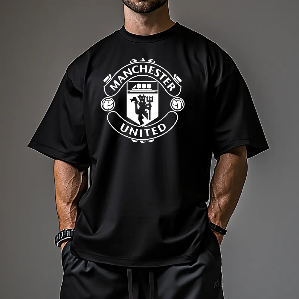 Tricou Unisex Oversized ManUNTD B/W