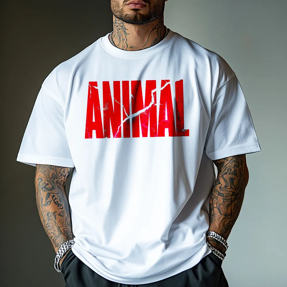 Tricou Unisex Oversized Animal R wh