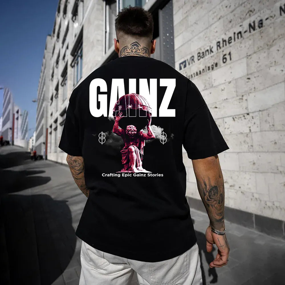 Tricou Unisex Oversized Gainz