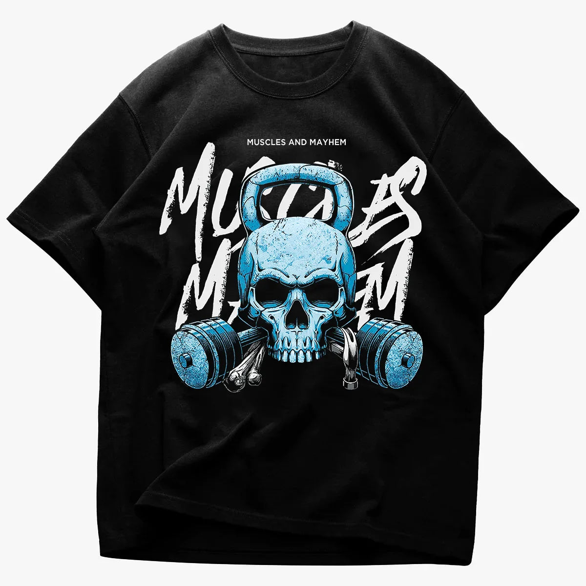 Tricou Unisex Oversized Muscles and Mayhem
