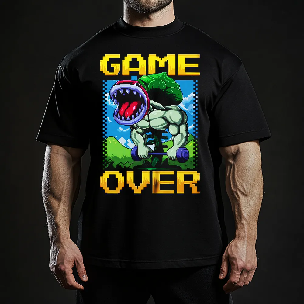 Tricou Unisex Oversized Game Over