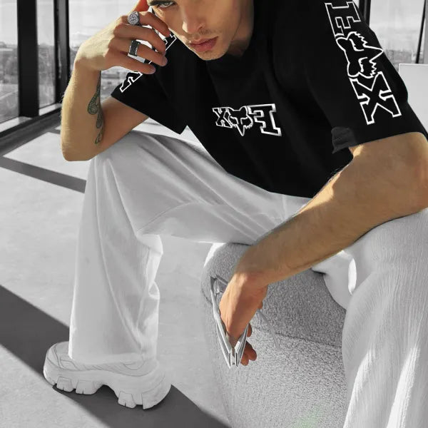 Tricou Unisex Oversized GrayFoxxx