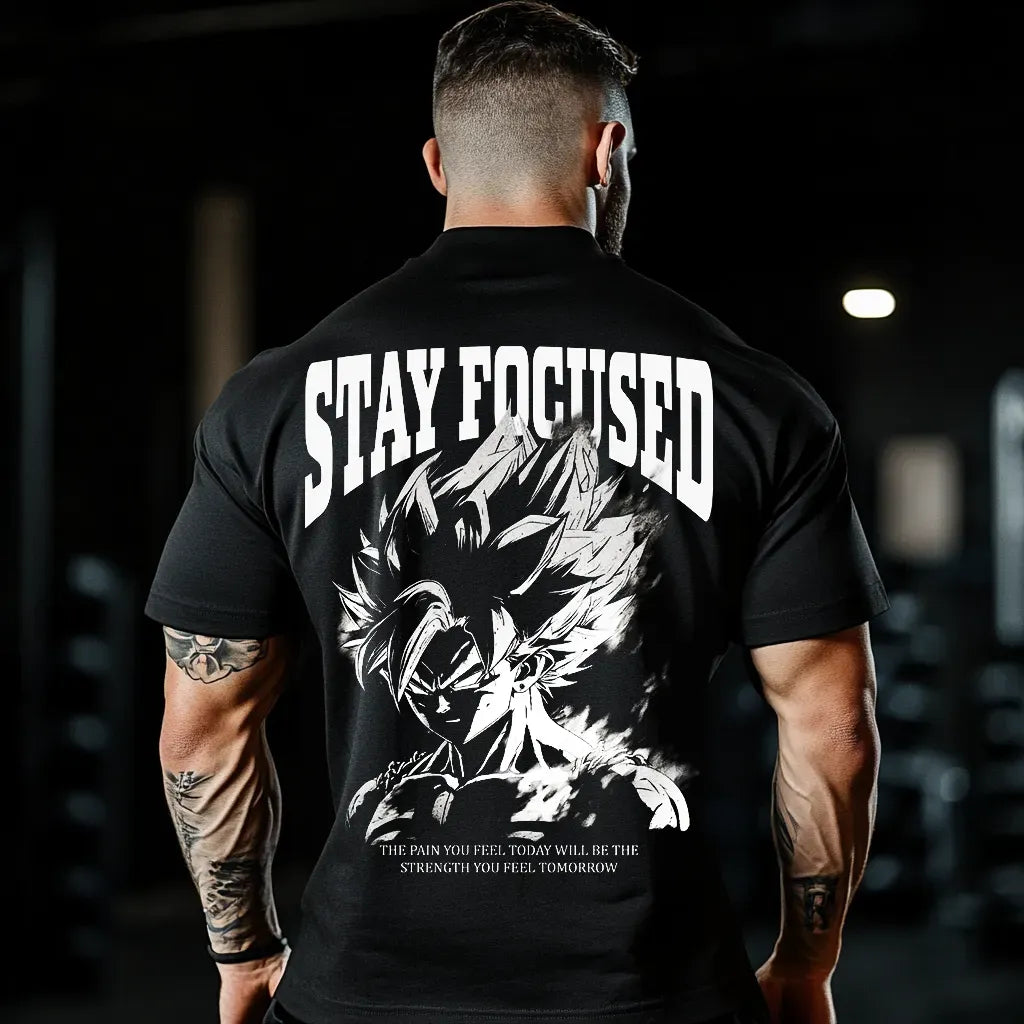 Tricou Unisex Oversized Stay Focused