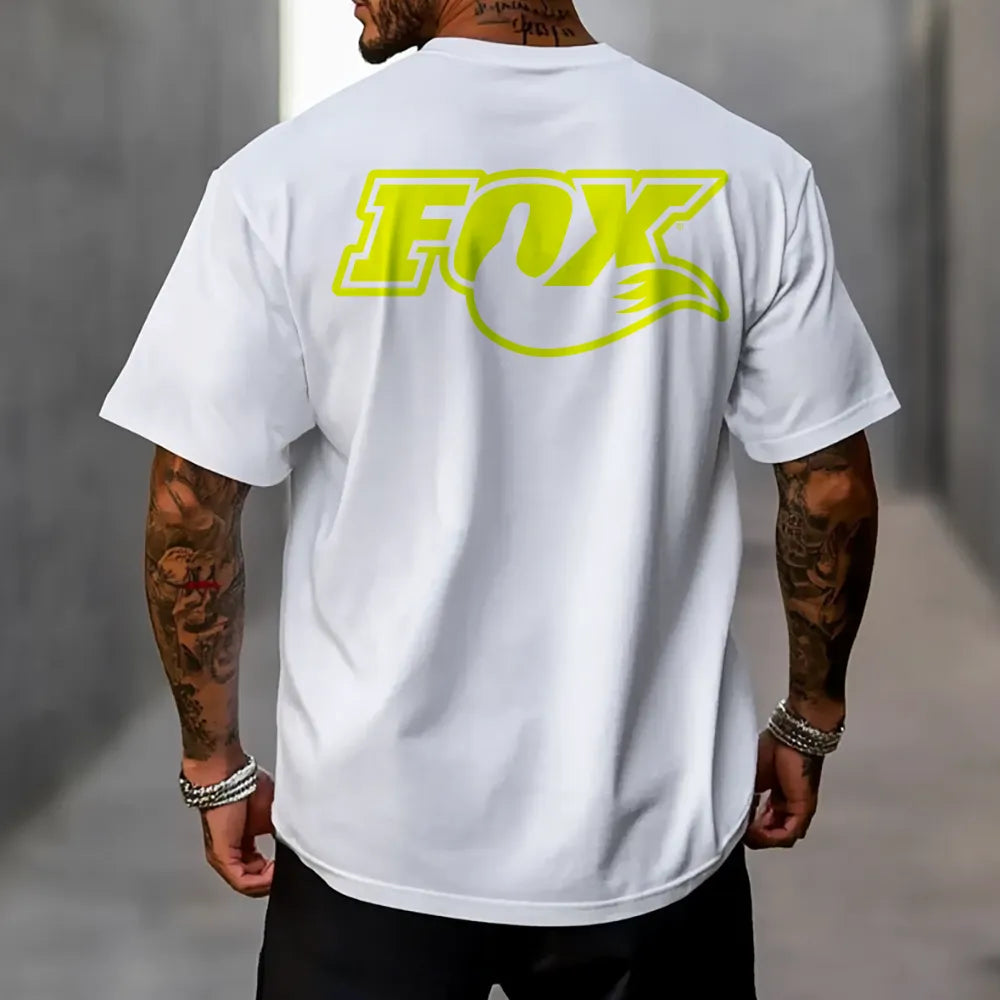 Tricou Unisex Oversized Foxxx Gr wh