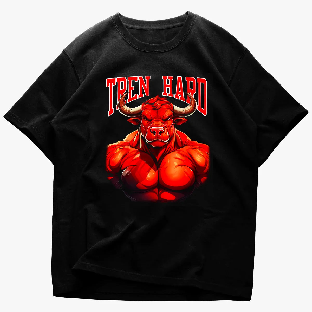 Tricou Unisex Oversized Tren Hard Bull