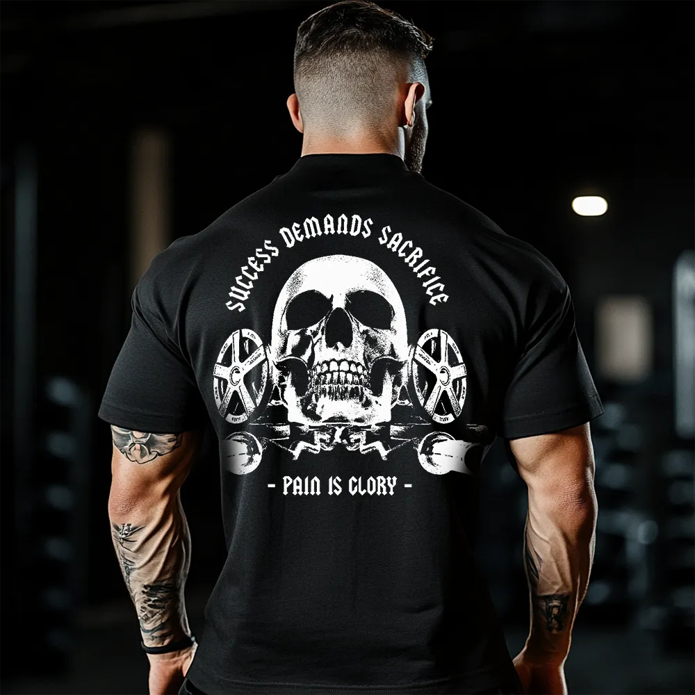 Tricou Unisex Oversized Sam Skull