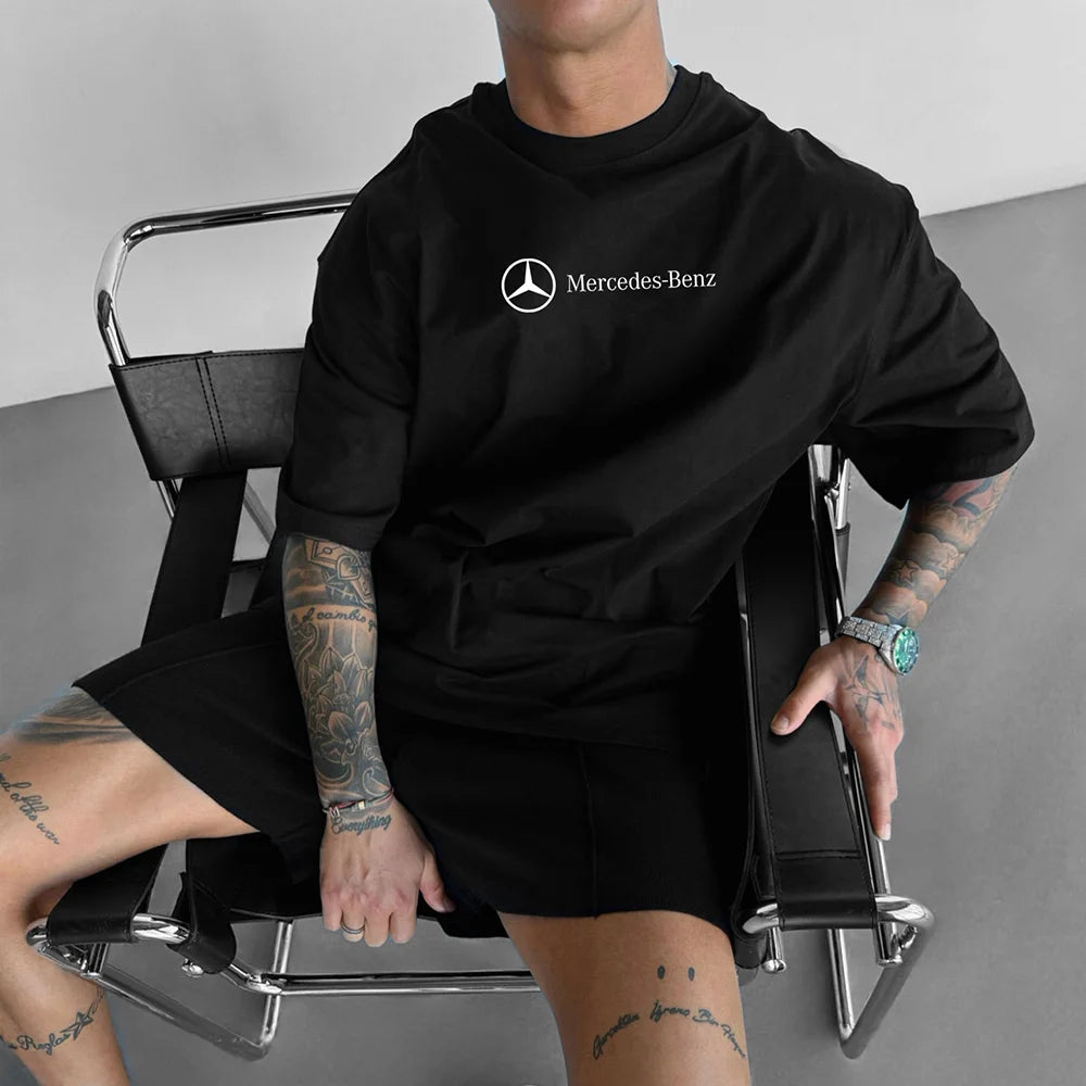 Tricou Unisex Oversized M Logo