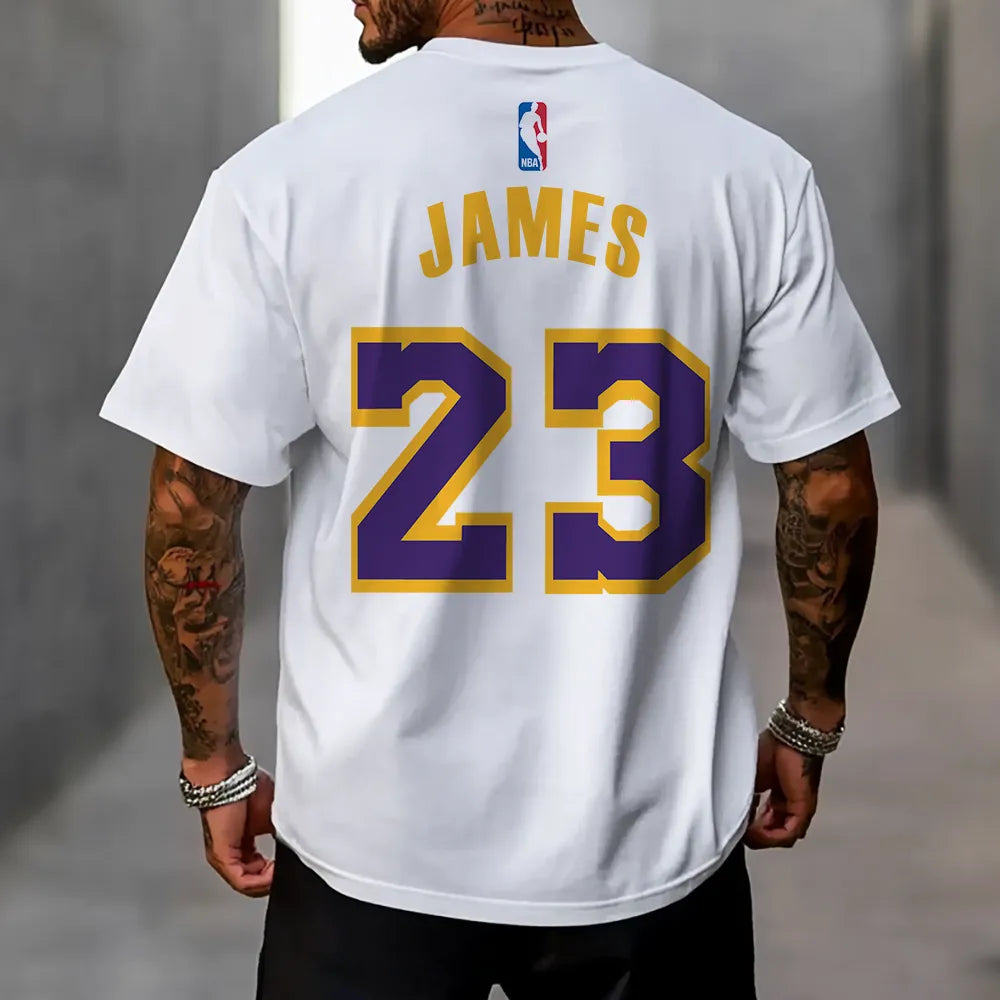 Tricou Unisex Oversized James23 wh