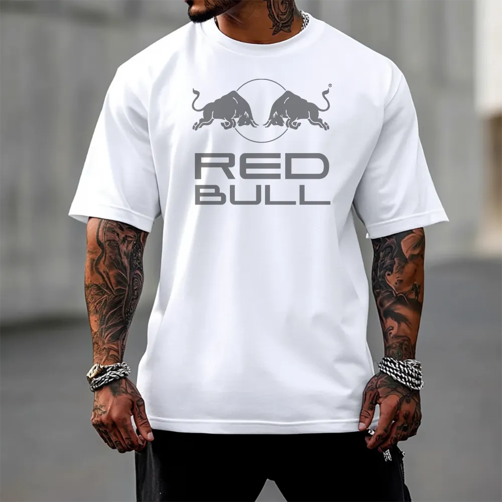 Tricou Unisex Oversized RedBull Gray