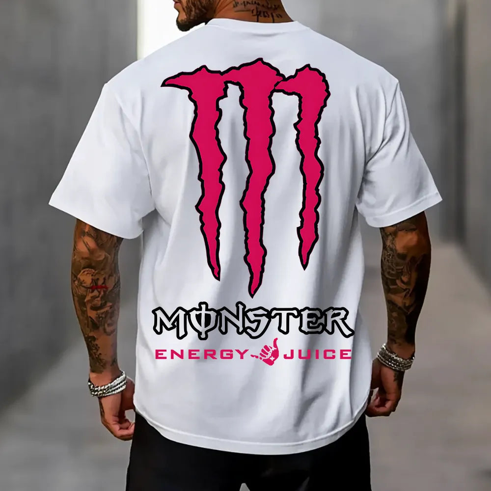 Tricou Unisex Oversized Monsterrrr wh