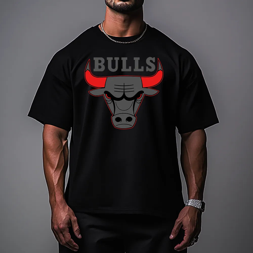 Tricou Unisex Oversized Bulls g/r