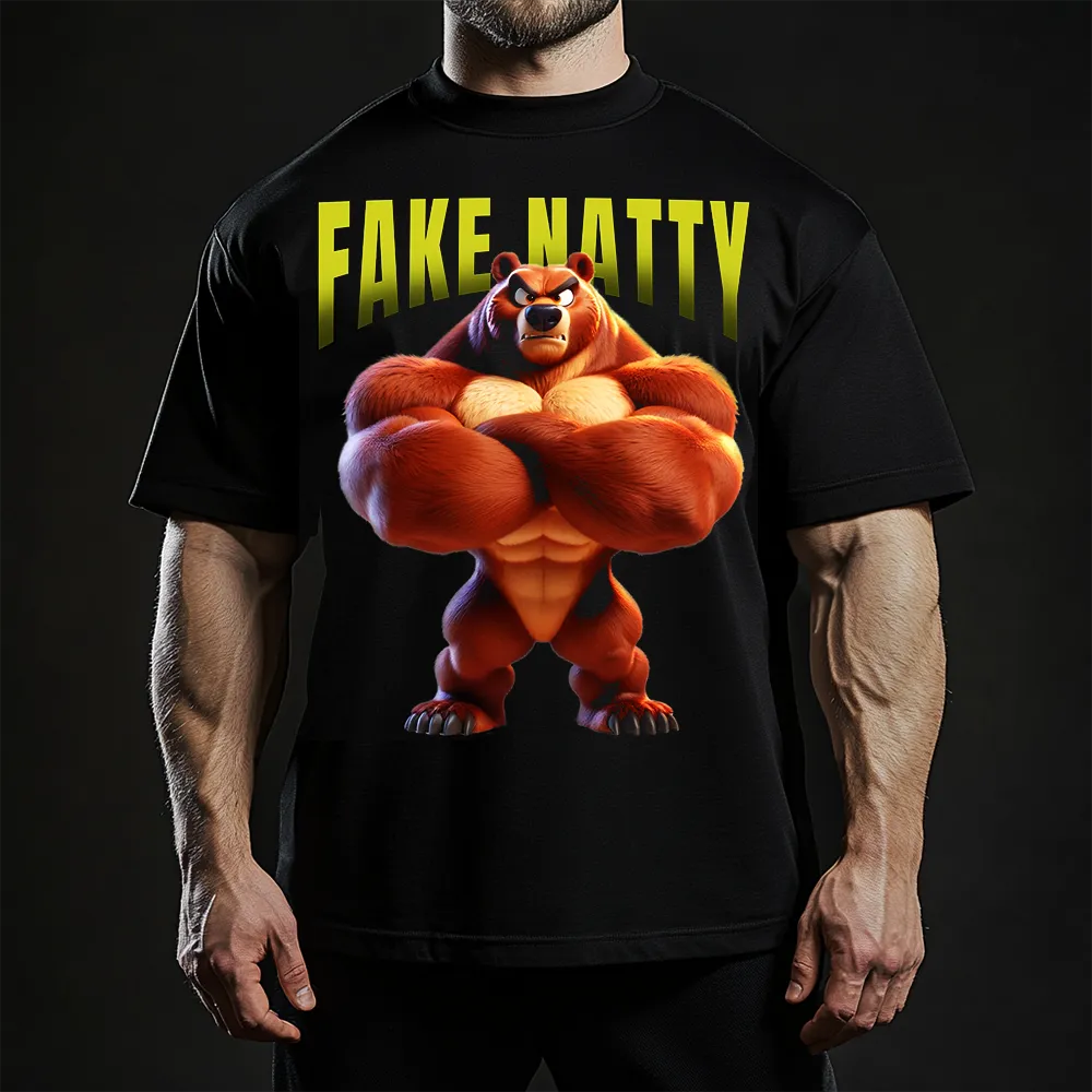 Tricou Unisex Oversized Fake Natty