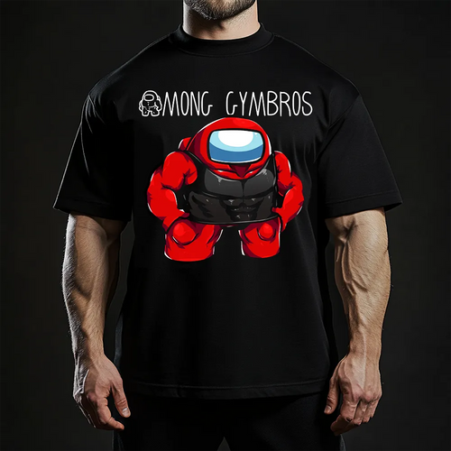 Tricou Unisex Oversized Among Gymbros