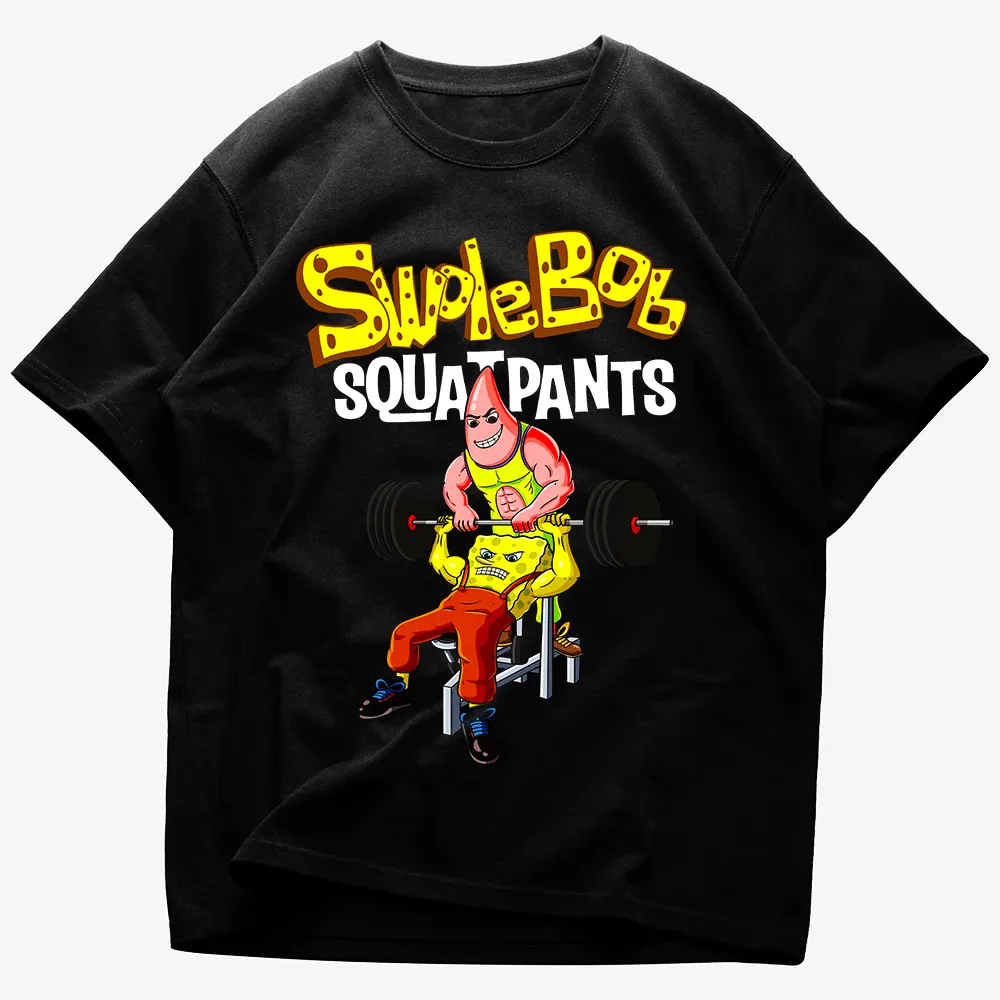 Tricou Unisex Oversized Suplebob Squatpants