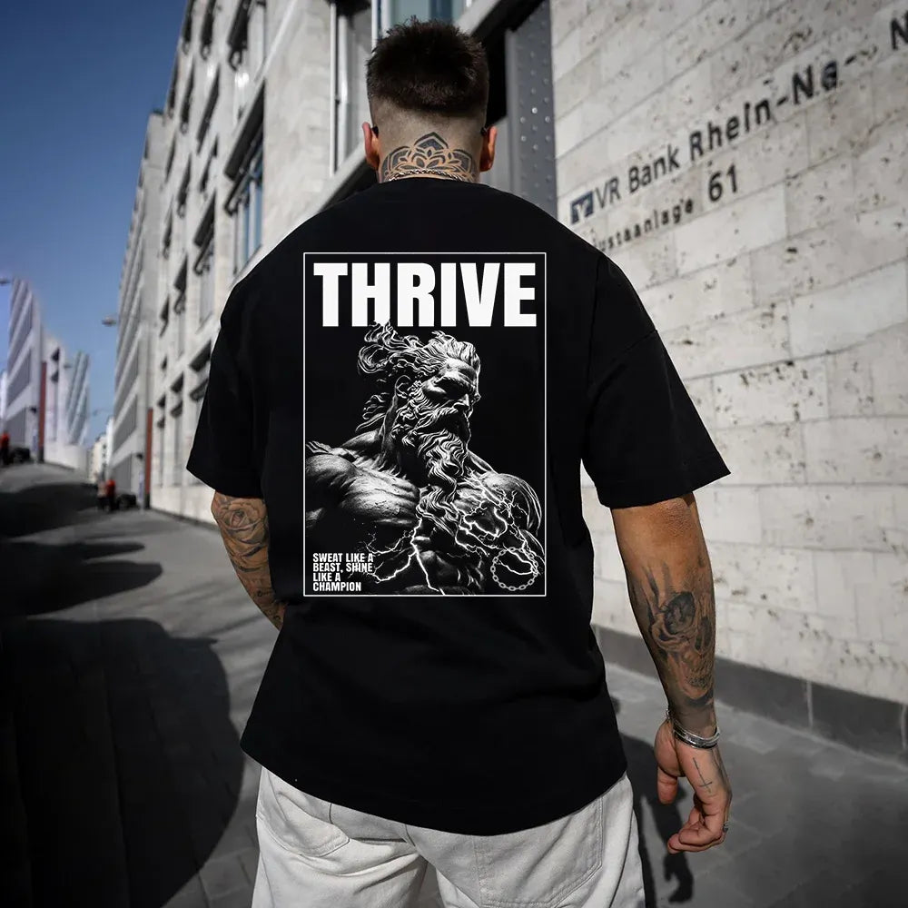 Tricou Unisex Oversized Thrive