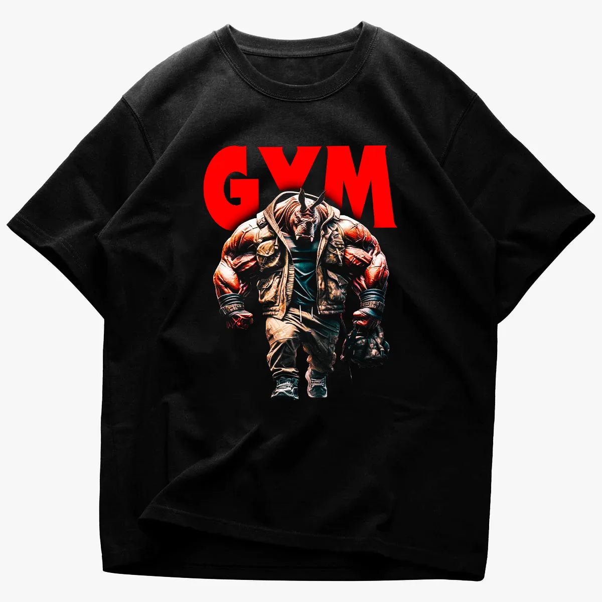 Tricou Unisex Oversized Gym Rhino