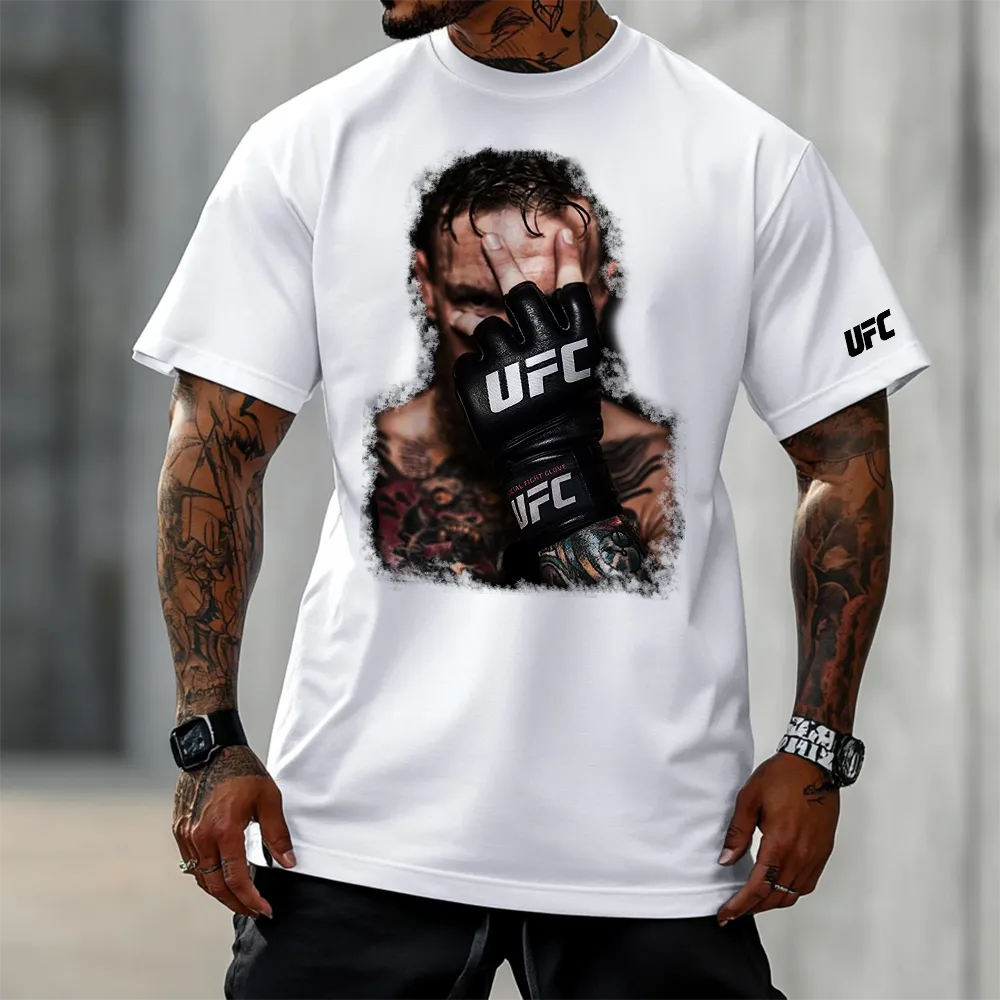 Tricou Unisex Oversized ConorUFC wh