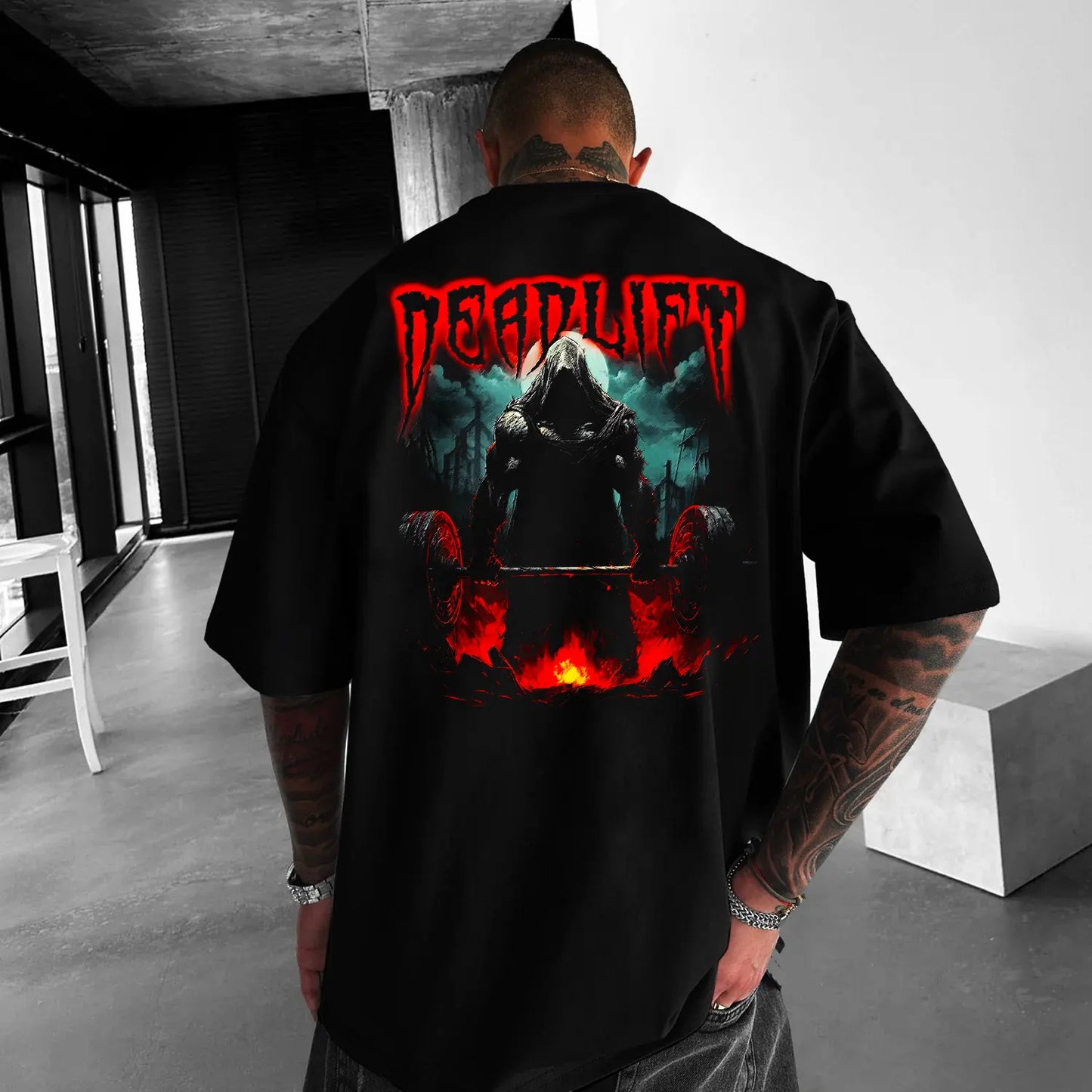 Tricou Unisex Oversized Deadlift
