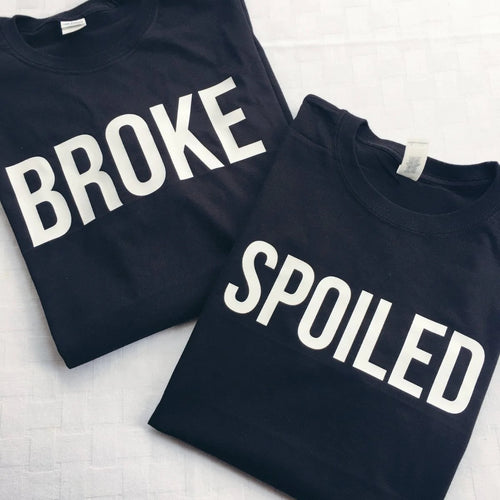 Tricouri pentru cupluri Broke