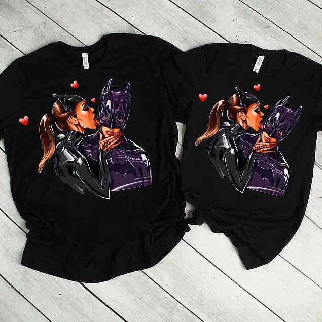 Tricouri pentru cupluri Bat Love