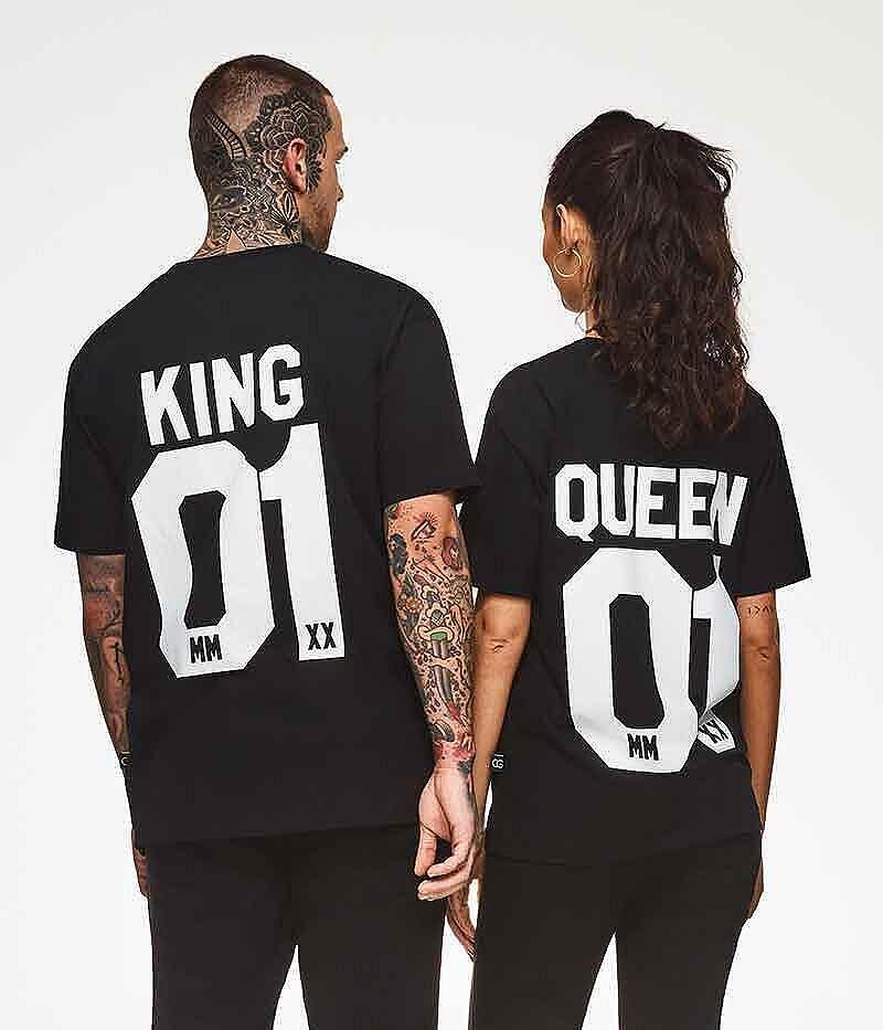 Tricouri pentru cupluri King Queen 01