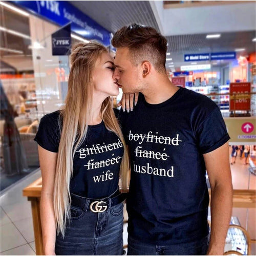 Tricouri pentru cupluri Husband Wife