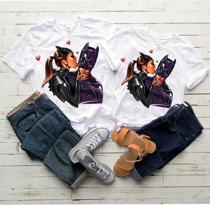Tricouri pentru cupluri Bat Love 2