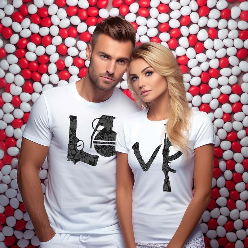 Tricouri pentru cupluri Lo Ve Ammo