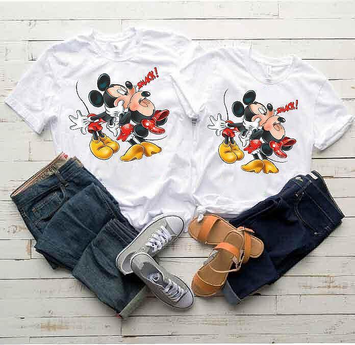 Tricouri pentru cupluri M and M Smack w