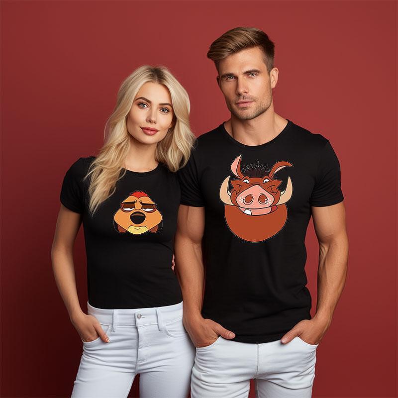 Tricouri pentru cupluri Hakuna Matata