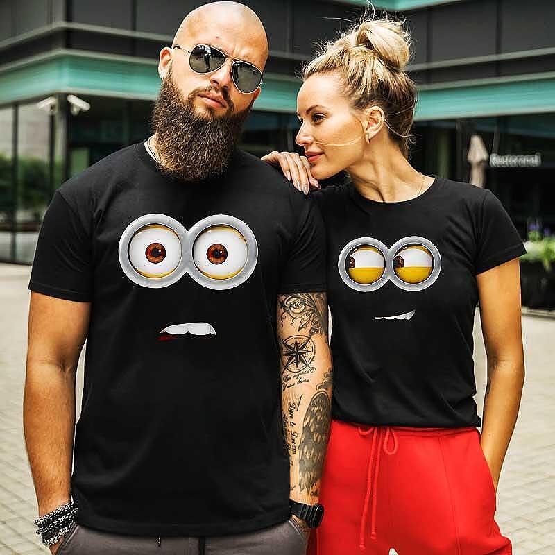 Tricouri pentru cupluri Minions