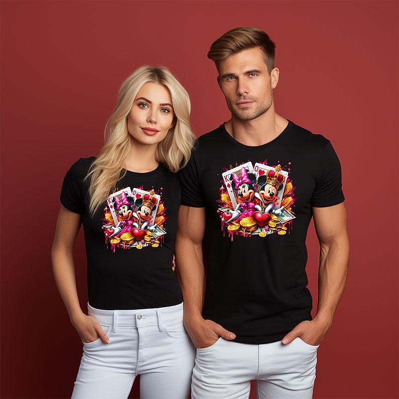 Tricouri pentru cupluri M M KQ