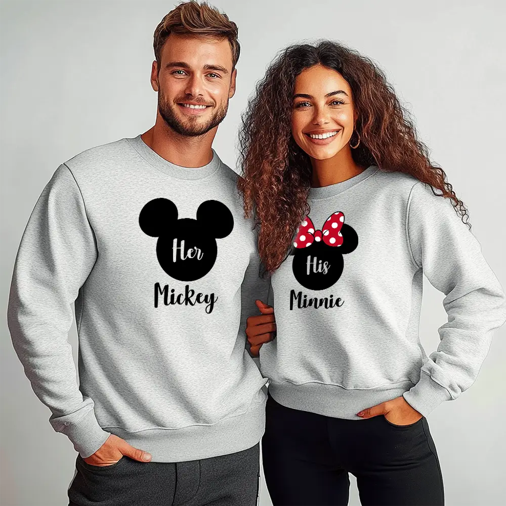 Unisex bluze pentru cupluri His / Her