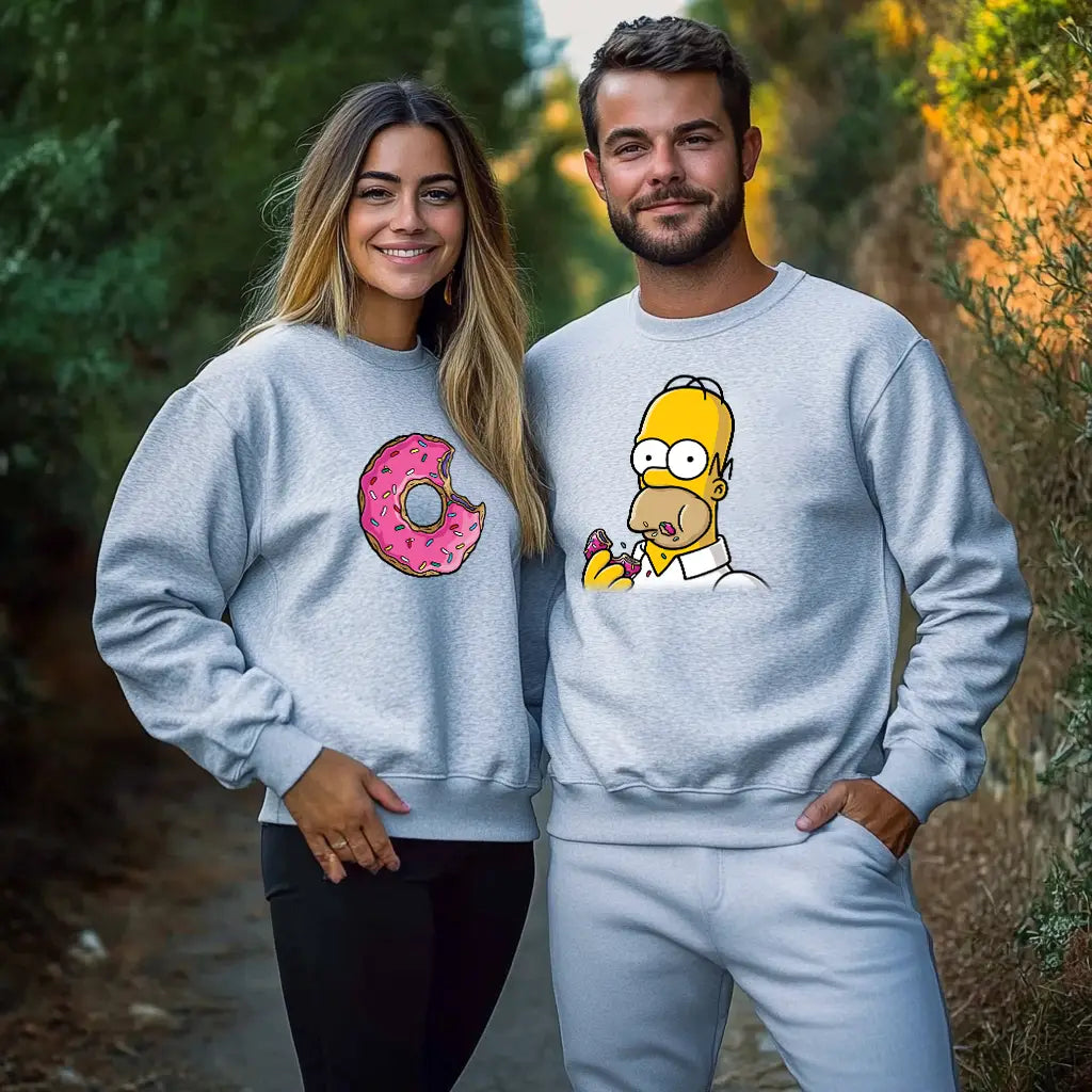 Unisex bluze pentru cupluri Simpson