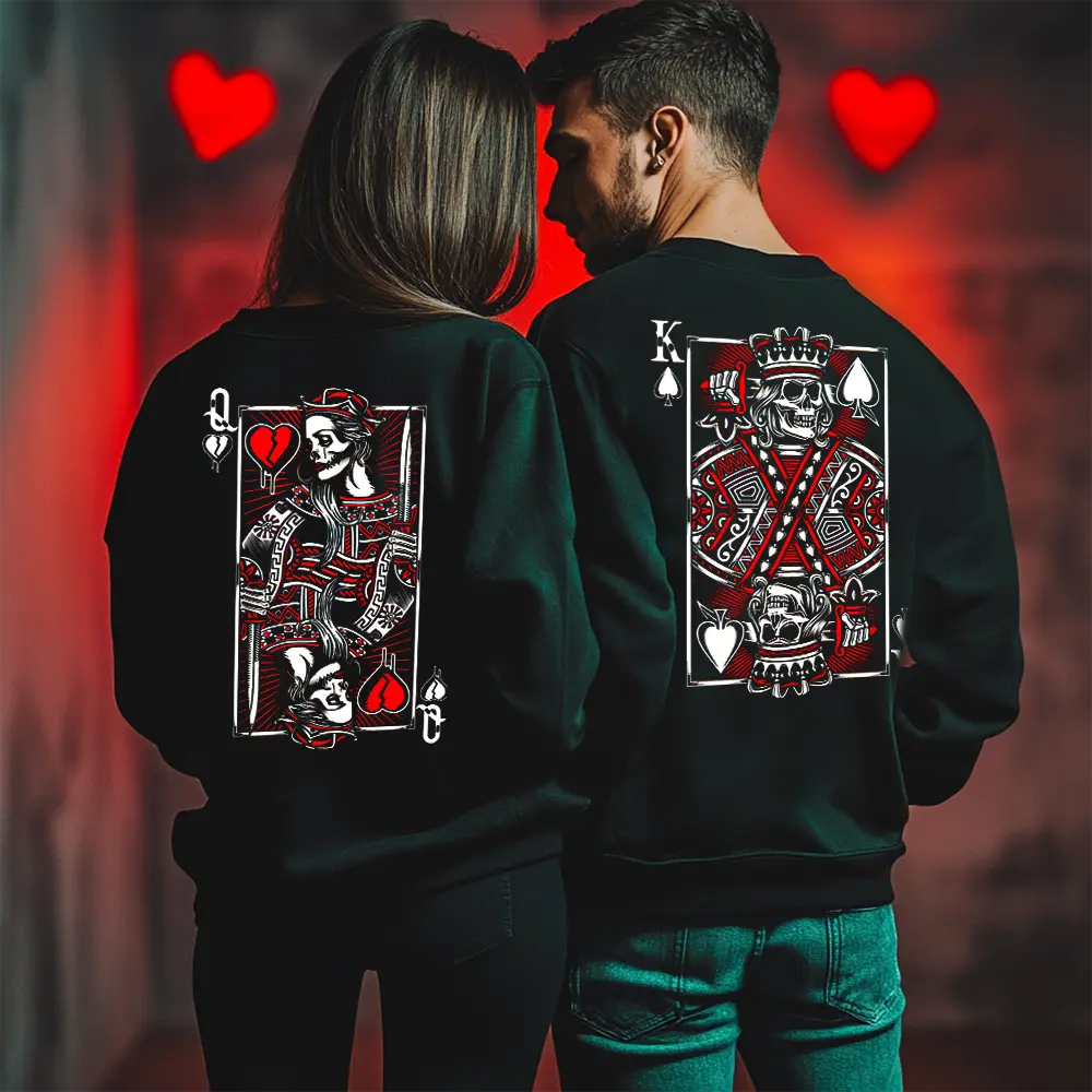 Unisex bluze pentru cupluri K / Q