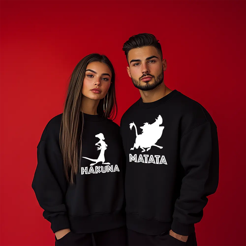 Unisex bluze pentru cupluri Hakuna Matata