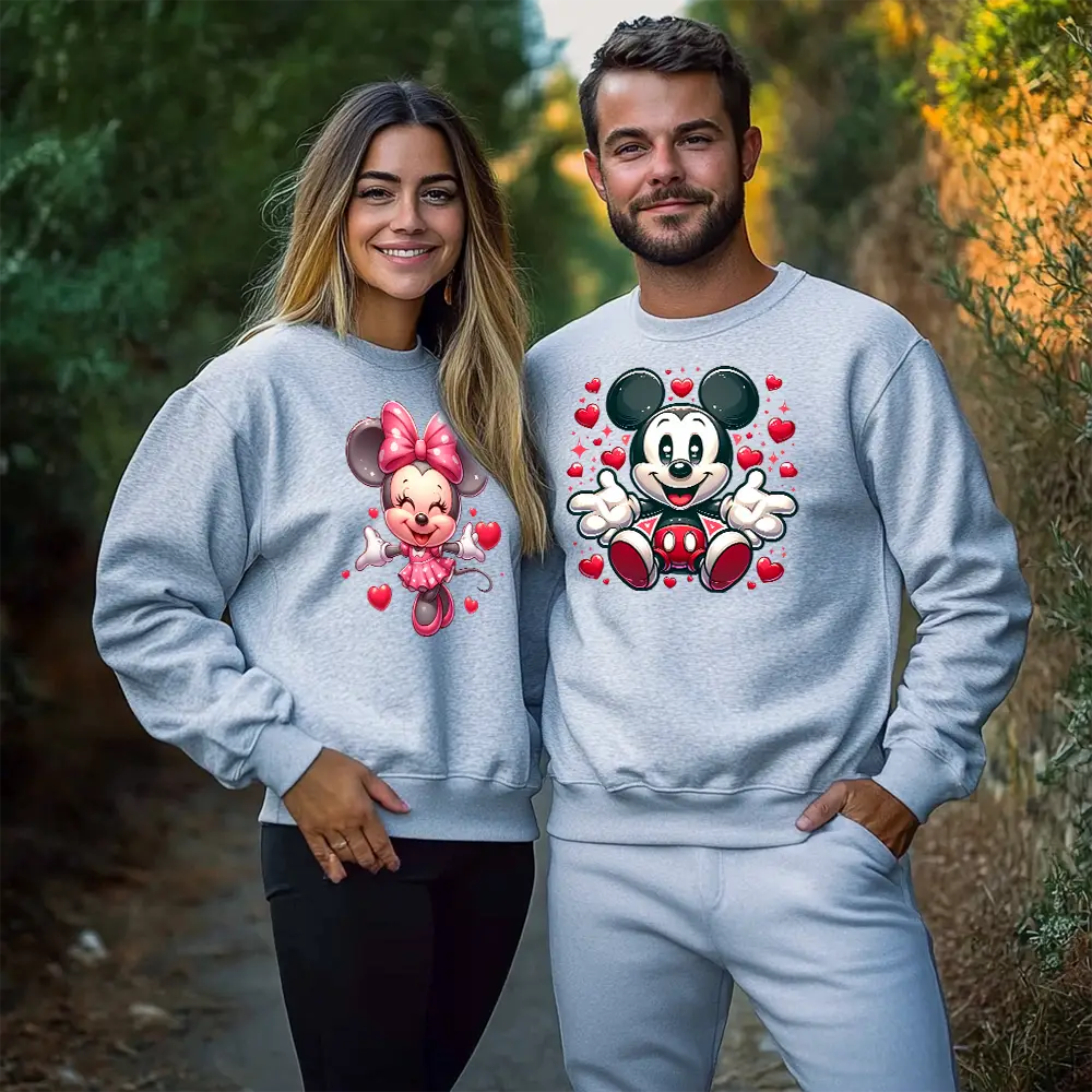 Unisex bluze pentru cupluri Her M & His M