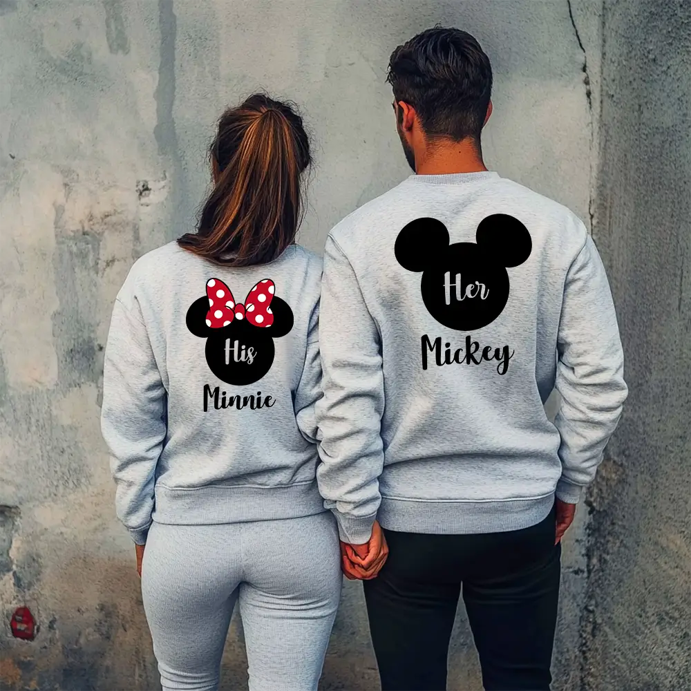 Unisex bluze pentru cupluri His / Her