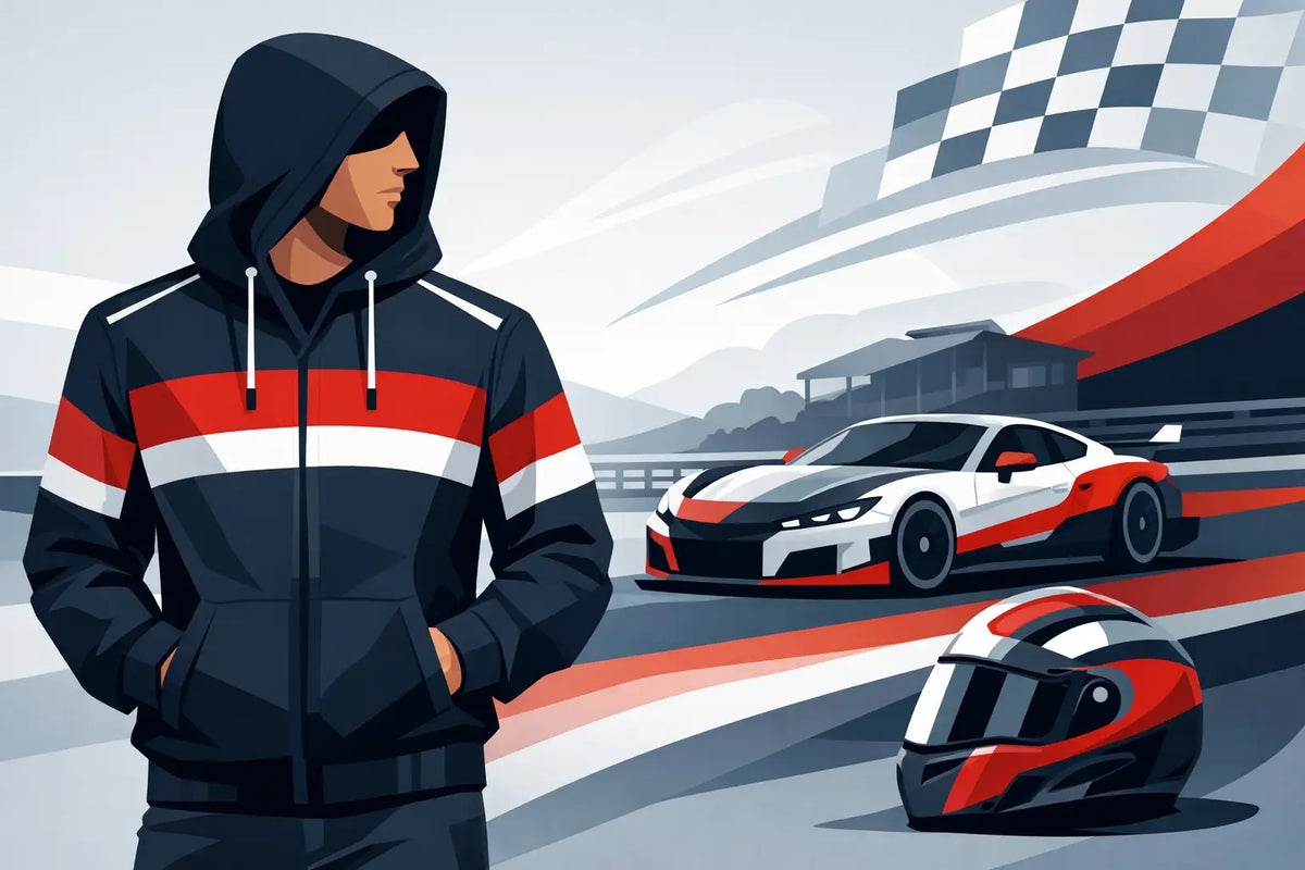 Hanorace motorsport bărbați - stil cu atitudine