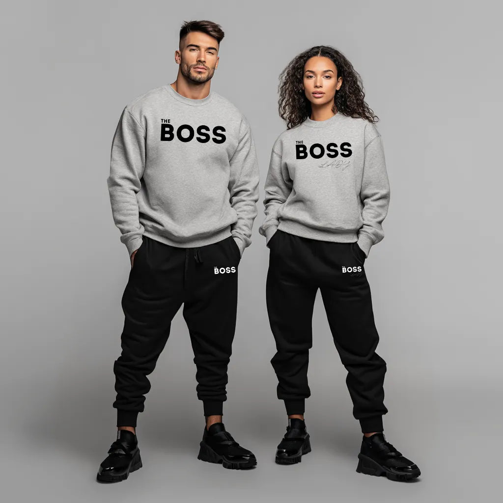 Set de cuplu „The Boss New” – 2 treninguri (bărbat + femeie)