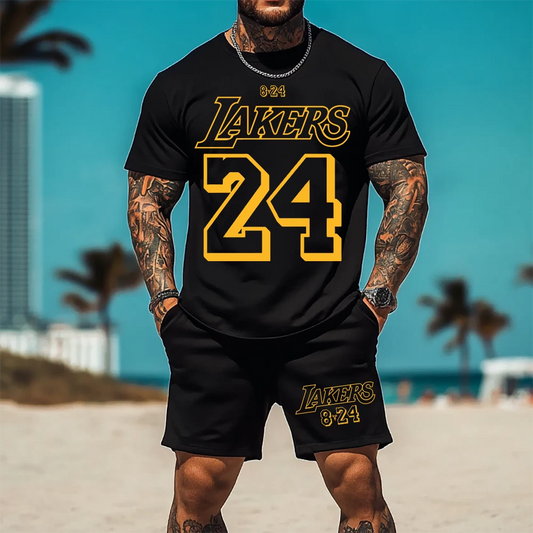 Echipamentul scurt Lakers24 Gold