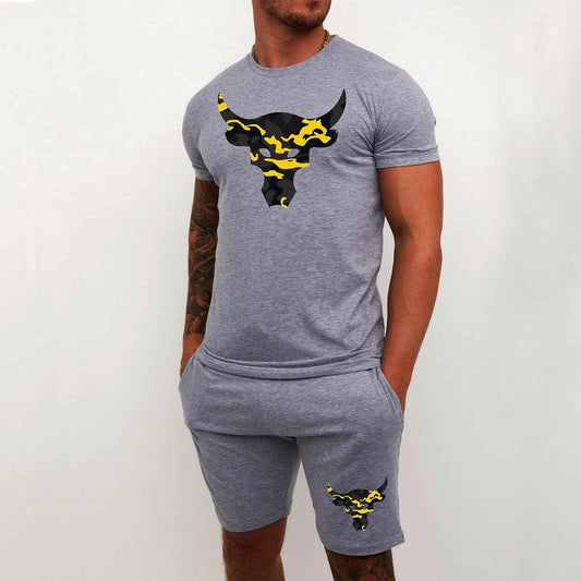 Echipamentul scurt FOTL Taur Camo Yellow Gri