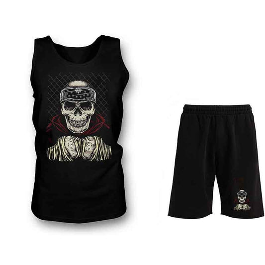 Echipamentul scurt maieuri FOTL Skull MMA