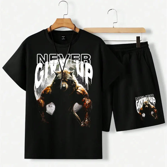 Echipamentul scurt Never Give Up Wolf