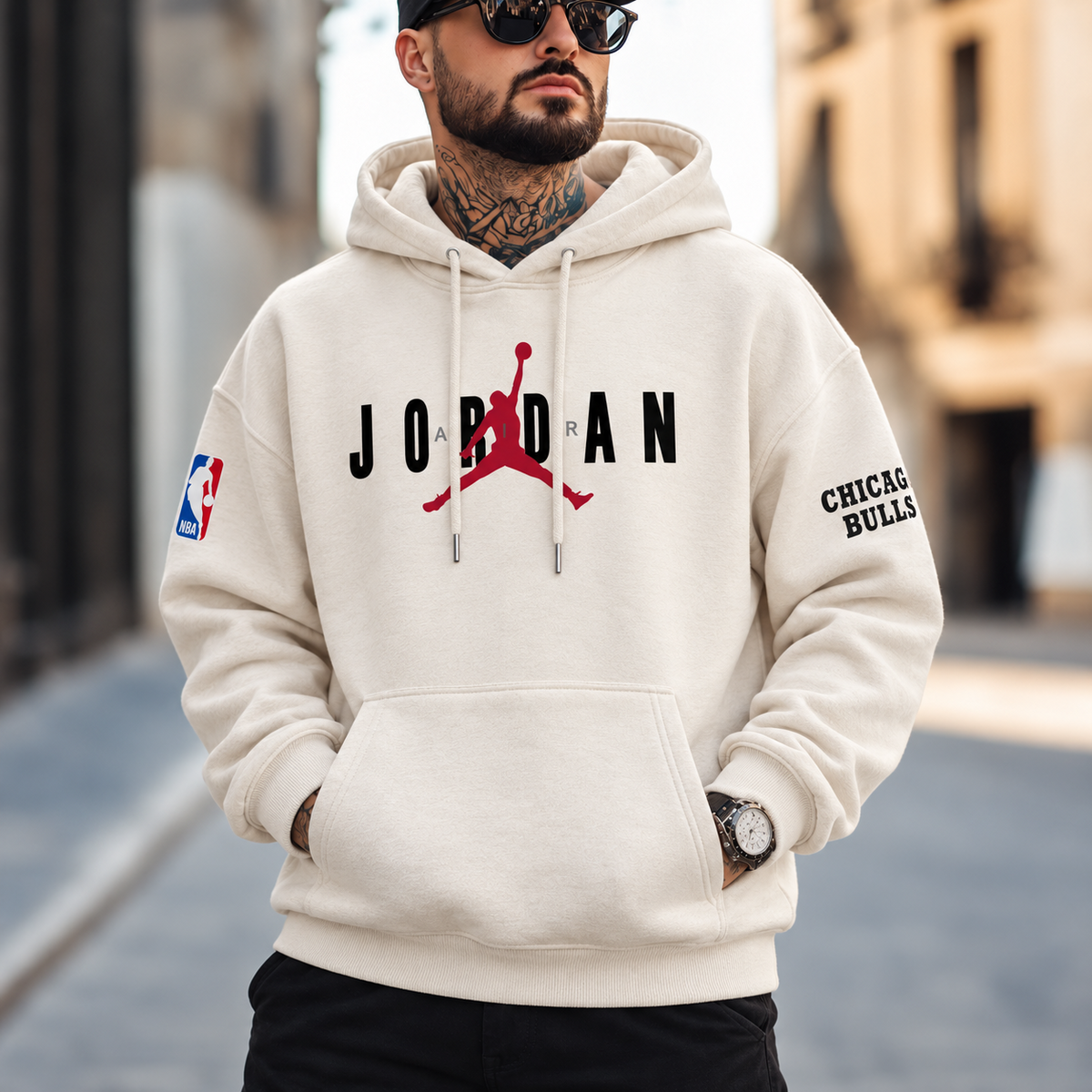 Hanorac JJJ Natural - față