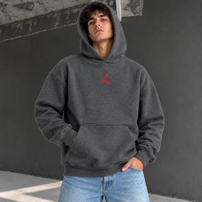 Hanorac JrdLog Dark gray - față