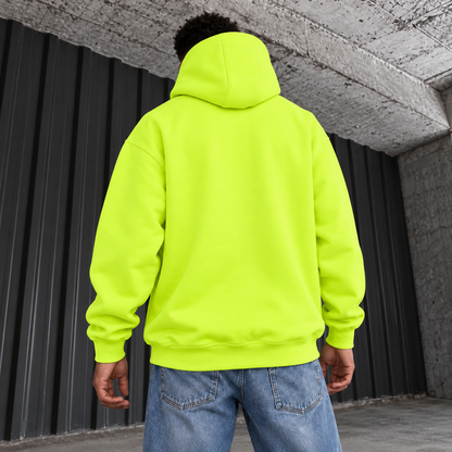Hanorac JrdLog Neon yellow - spate