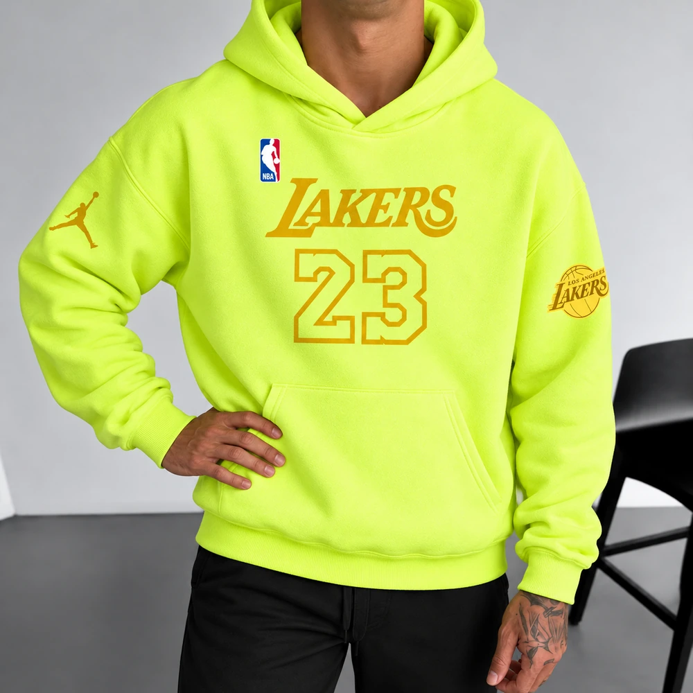 Hanorac Lakeshow Neon yellow - față